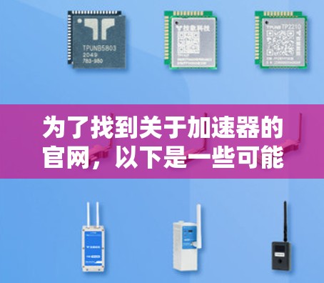 为了找到关于加速器的官网，以下是一些可能的资源和建议
