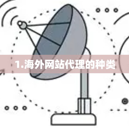 1.海外网站代理的种类