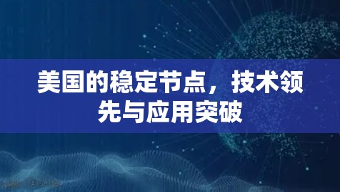 美国的稳定节点，技术领先与应用突破