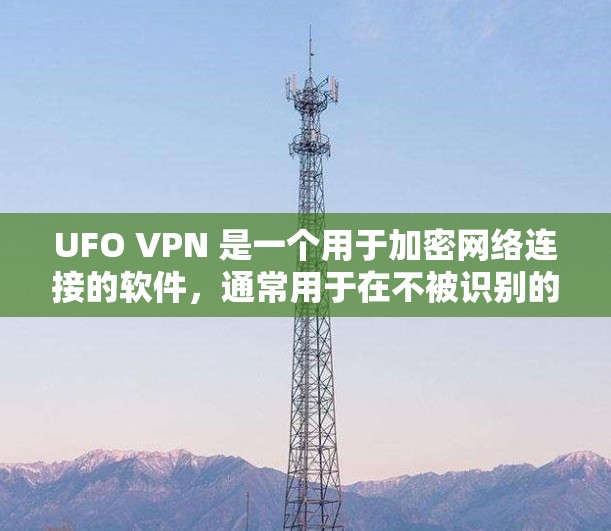 UFO VPN 是一个用于加密网络连接的软件，通常用于在不被识别的情况下访问互联网。然而，使用此类软件可能会面临安全风险，尤其是如果你不了解其功能和潜在漏洞