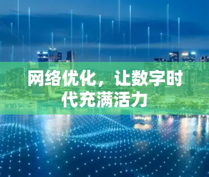 网络优化，让数字时代充满活力