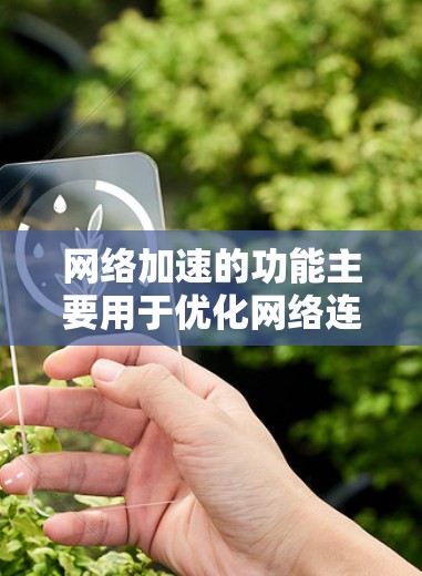 网络加速的功能主要用于优化网络连接，提高网络效率和用户体验。以下是详细的网络加速功能解析