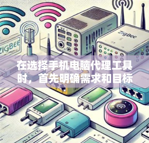 在选择手机电脑代理工具时，首先明确需求和目标，然后评估功能、预算、用户反馈等关键因素。以下是分步骤的建议