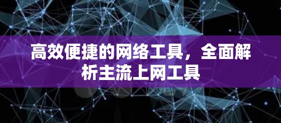 高效便捷的网络工具，全面解析主流上网工具