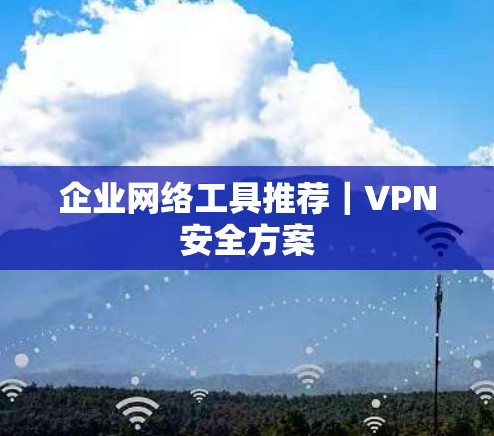 企业网络工具推荐｜VPN安全方案